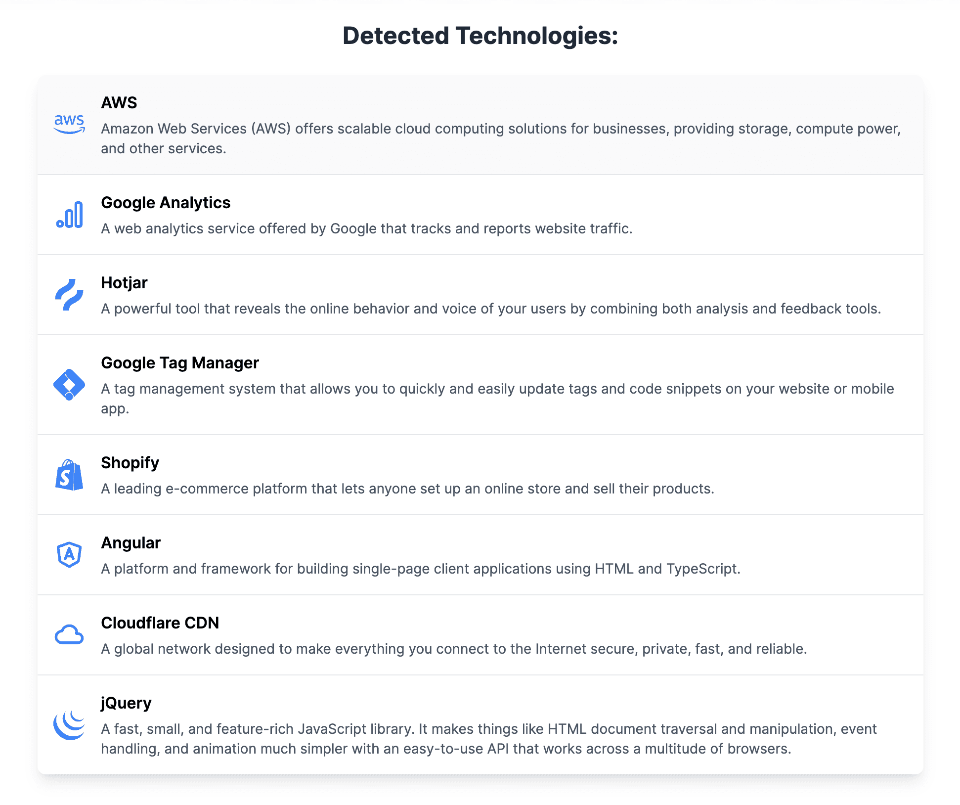 Tech Stack Analyzer